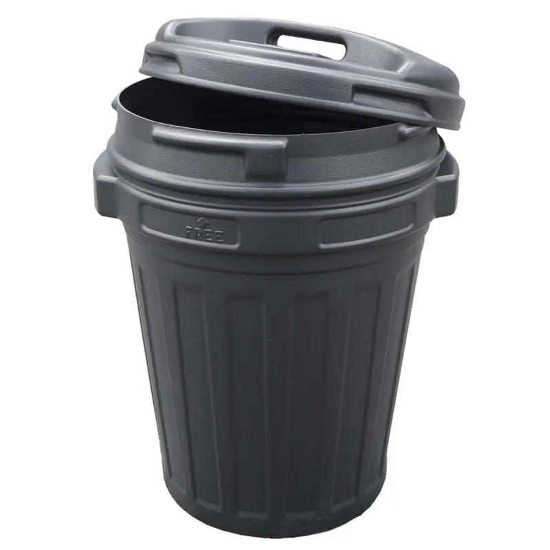 70-Litre Twist-Closure Storage Bin – Black 1