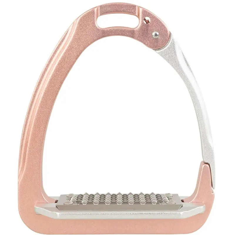 Acavallo Arena Alu Plus 2.0 Stirrups – Antique Rose And Aluminum 1