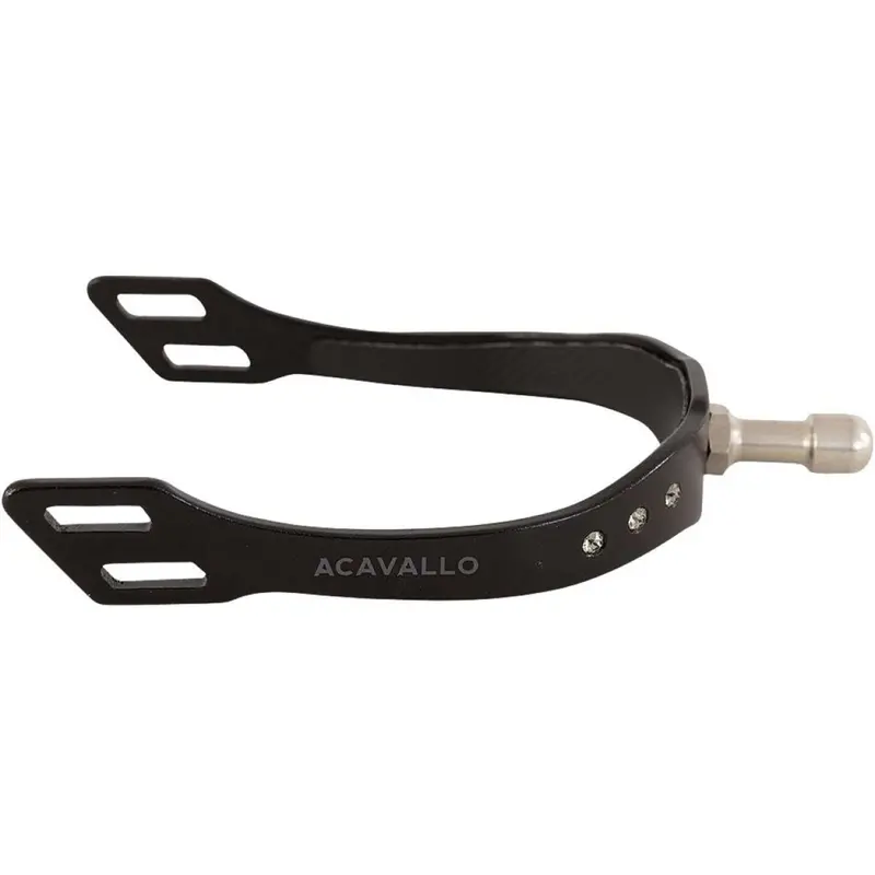 Acavallo Arena Aluplus 2.0 Spur – Special Edition In Black 1