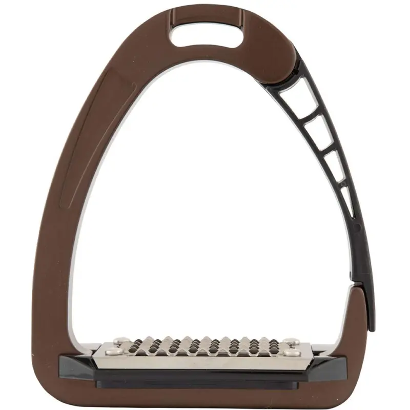 Acavallo Arena Alupro Junior Stirrups – Brown And Black 1
