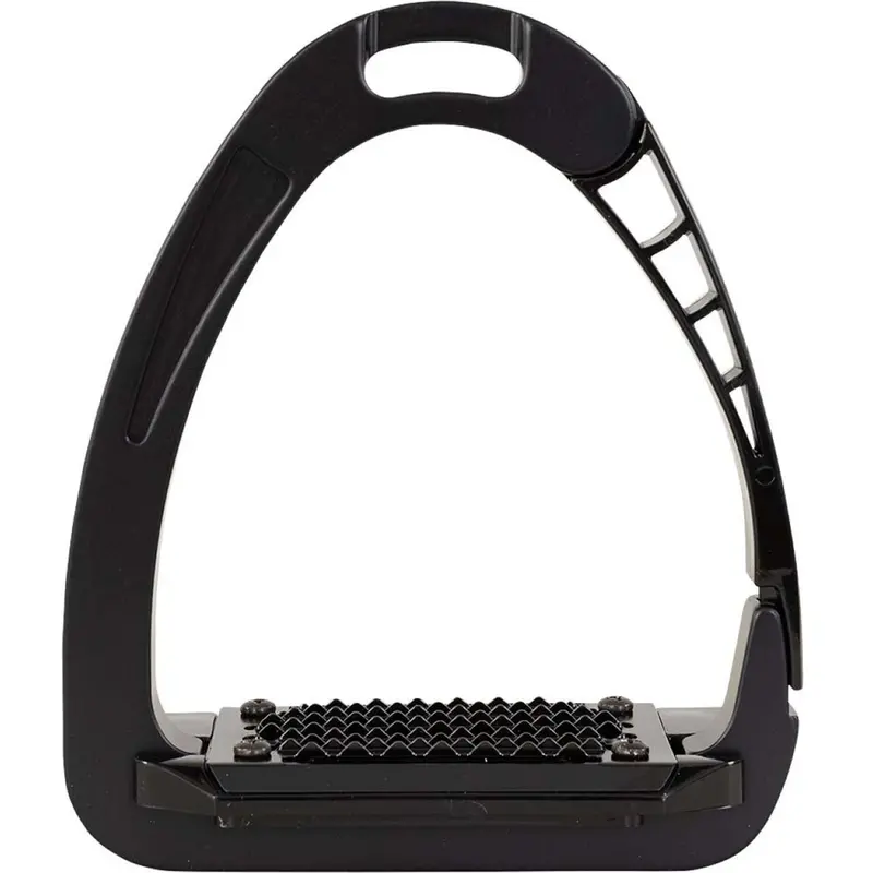 Acavallo Arena Alupro Stirrups – Solid Black 1