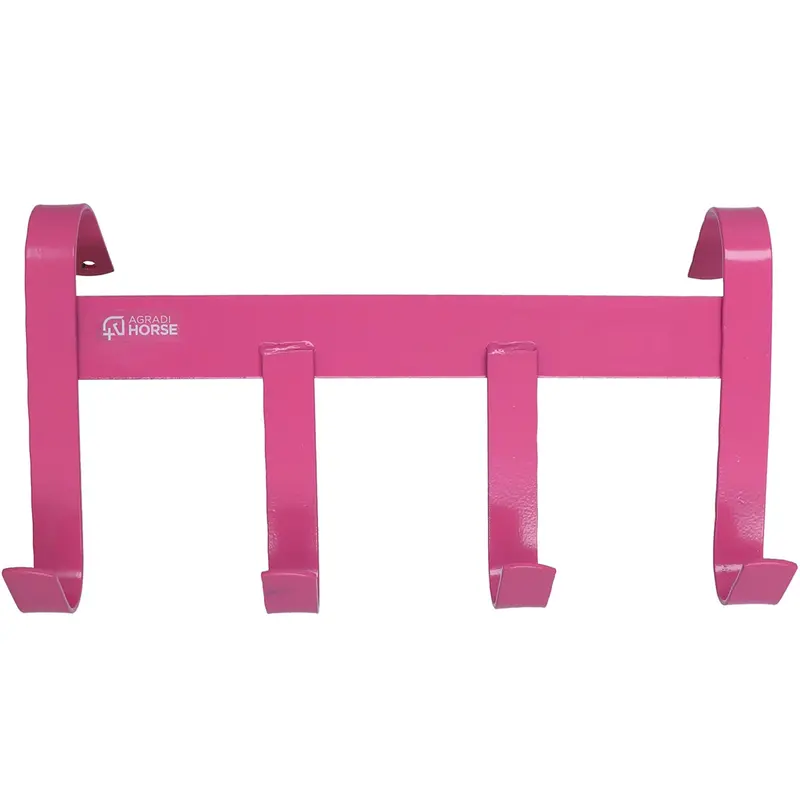 Agradi 4-Hook Pink Bridle Holder For Horse Tack 1