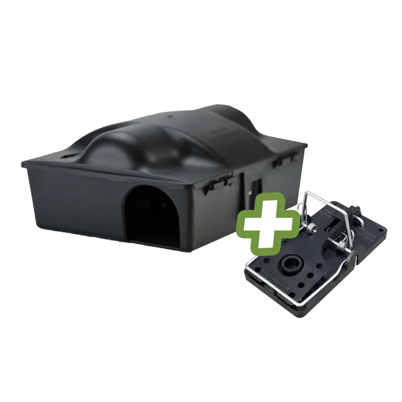 Agradi Dual-Purpose Rodent Bait Box With Integrated Rat Trap 1