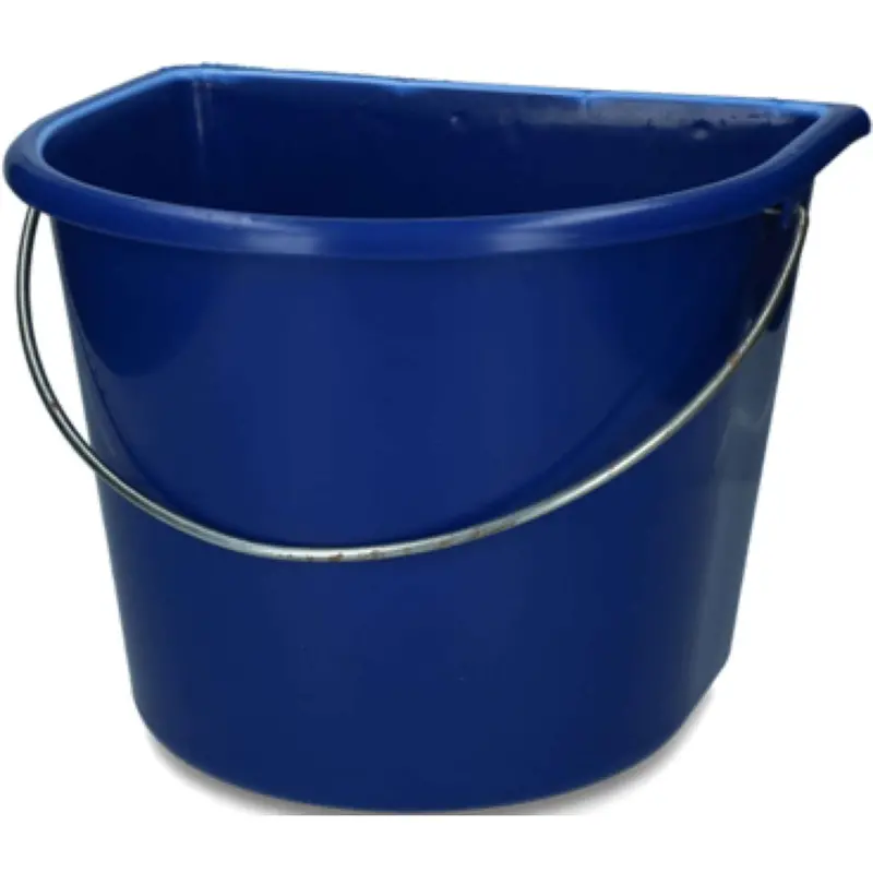 Agradi Flat-Edge Blue Plastic Bucket For Stable Use 1