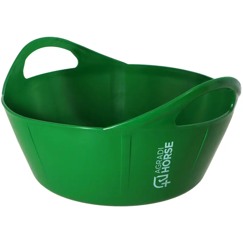 Agradi Horse Flexible Green Feed Bucket With Handle 1