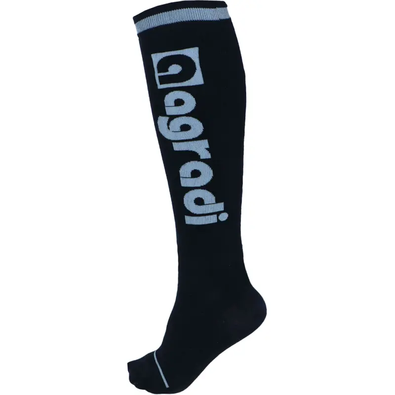 Agradi Moon Indigo Horse Socks 1