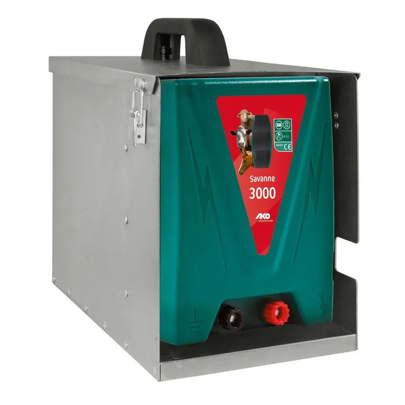 Ako Savanne 3000 Fence Energizer – 3.0J, Heavy-Duty Metal Enclosure 1