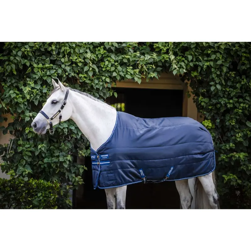 Amigo Ripstop Stable Blanket – 350G Insulation, Navy & Titanium Grey 1