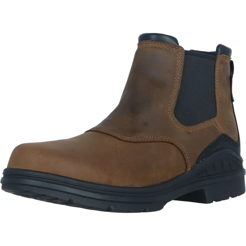 Ariat Barnyard Twin Gore Ii Waterproof Jodhpur Boots For Men – Antique Brown 1