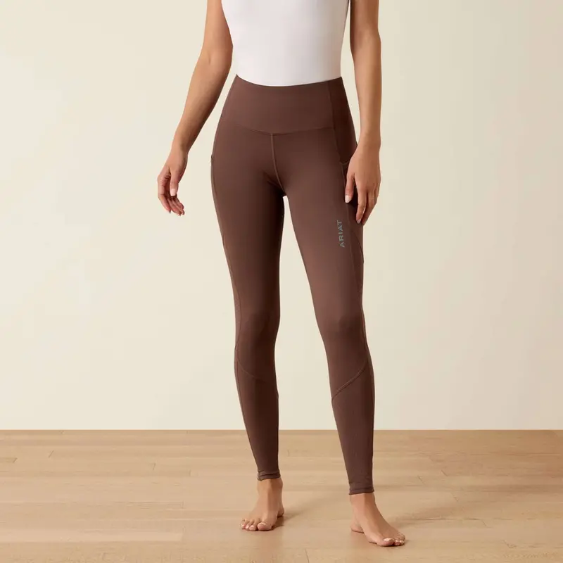 Ariat Breathe Eos Knee-Grip Riding Tights In Brown 1