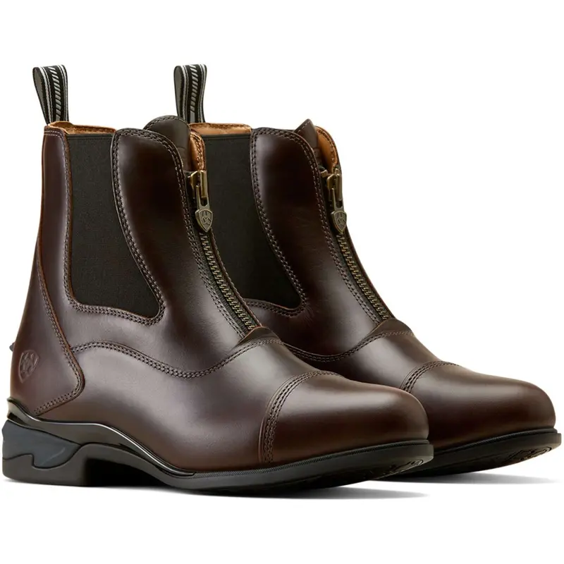 Ariat Devon Zip Jodhpurs For Women – Waxed Chocolate Brown 1