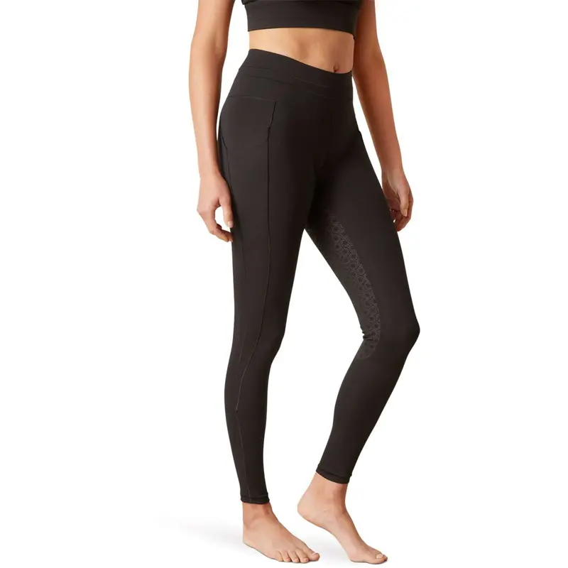 Ariat Eos 2.0 Full-Seat Riding Tights – Matte Black Performance Fit 1