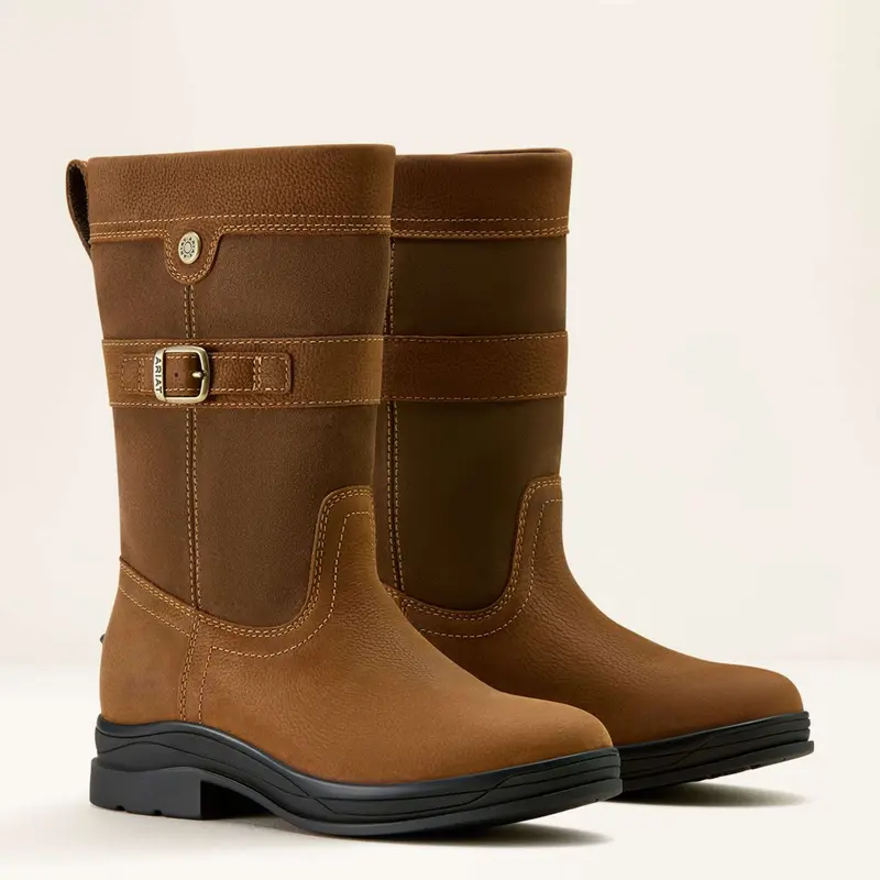 Ariat Langdale Mid H2O Boots – Waterproof Mid-Cut, Baked Brown 1