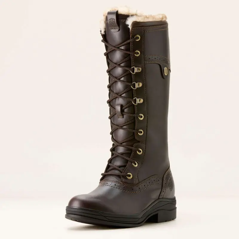 Ariat Wythburn Ii Sherpa-Lined Waterproof Outdoor Boots For Women – Dark Mocha 1