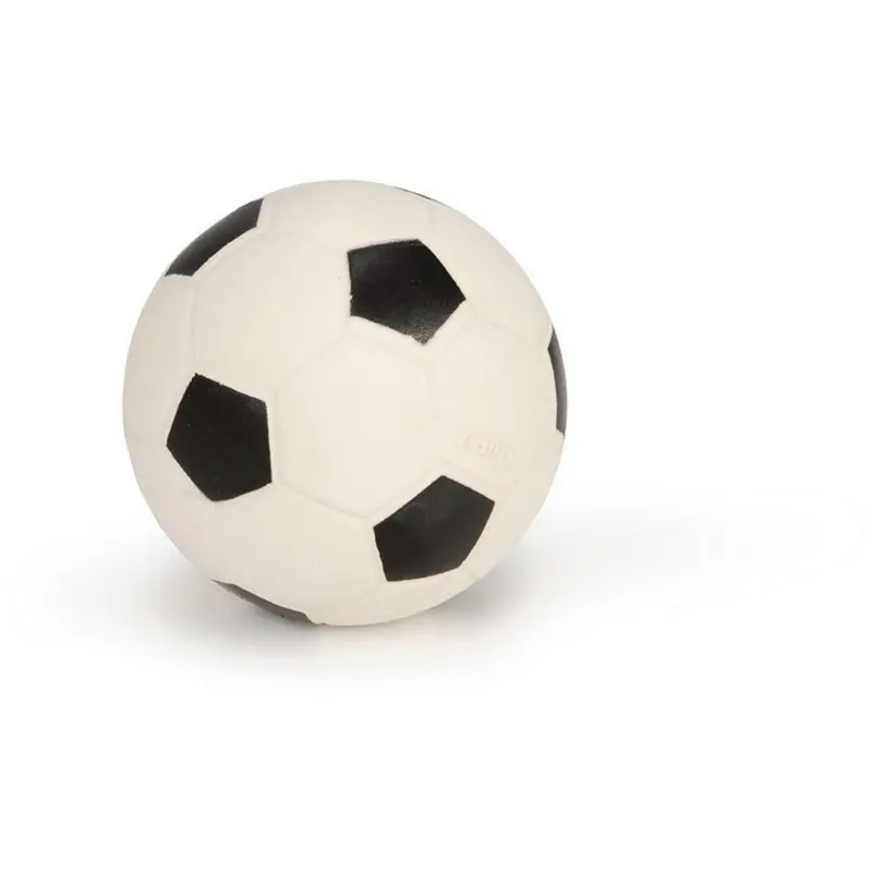 Beeztees Latex Soccer Ball – Black/White 1