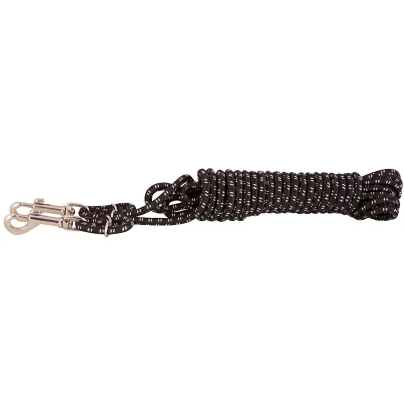 Br Heavy-Duty Lead Rope With Snap Hooks – Black 1