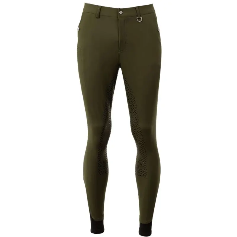 Br Maikel Forest Green Riding Trousers With Silicone Seat 1