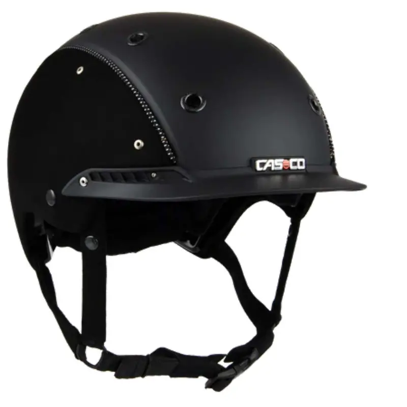 Casco Champ-3 Nubuck Riding Cap – Black 1