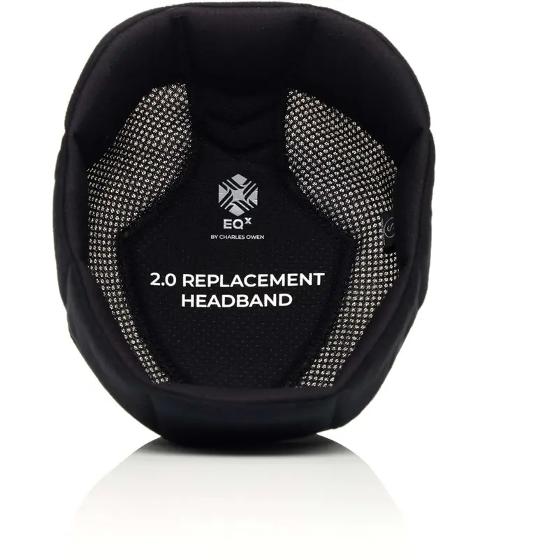 Charles Owen Eqx 2.0 Replaceable Headband – Black Safety Design 1