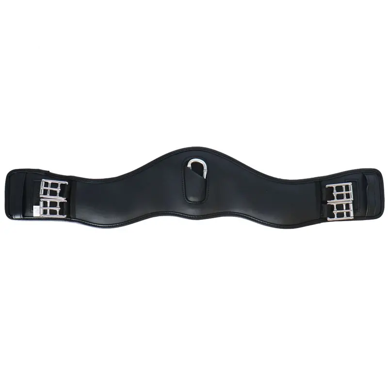 Collegiate Anatomical Dressage Reins – Black 1
