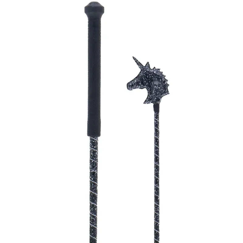 Dublin Glitter Unicorn Whip – Black Style 1