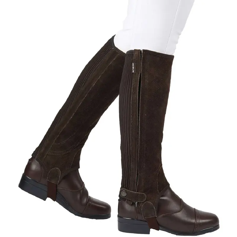 Dublin Suede Riding Chaps In Brown 1