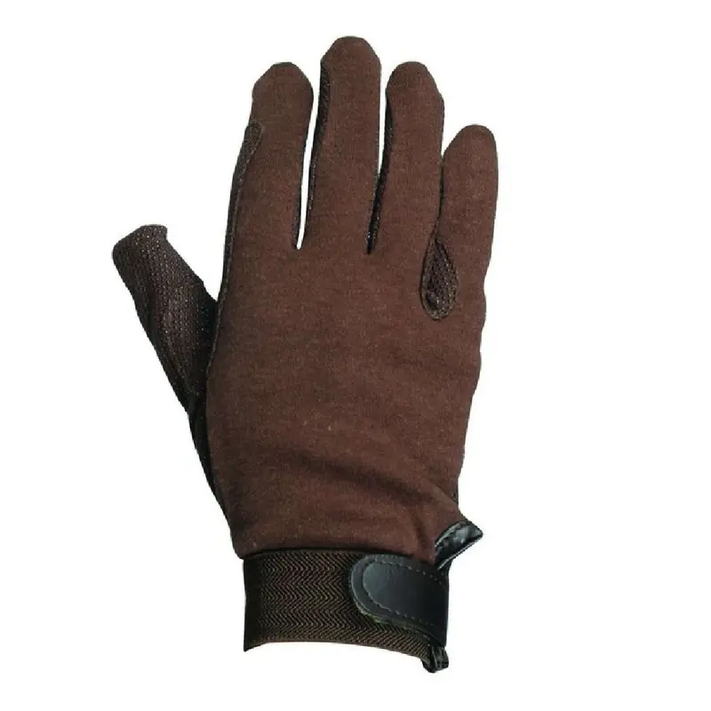 Dublin Track Riding Gloves In Brown 1