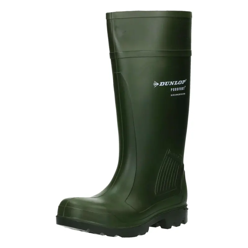Dunlop Purofort S5 Waterproof Green Work Boots 1