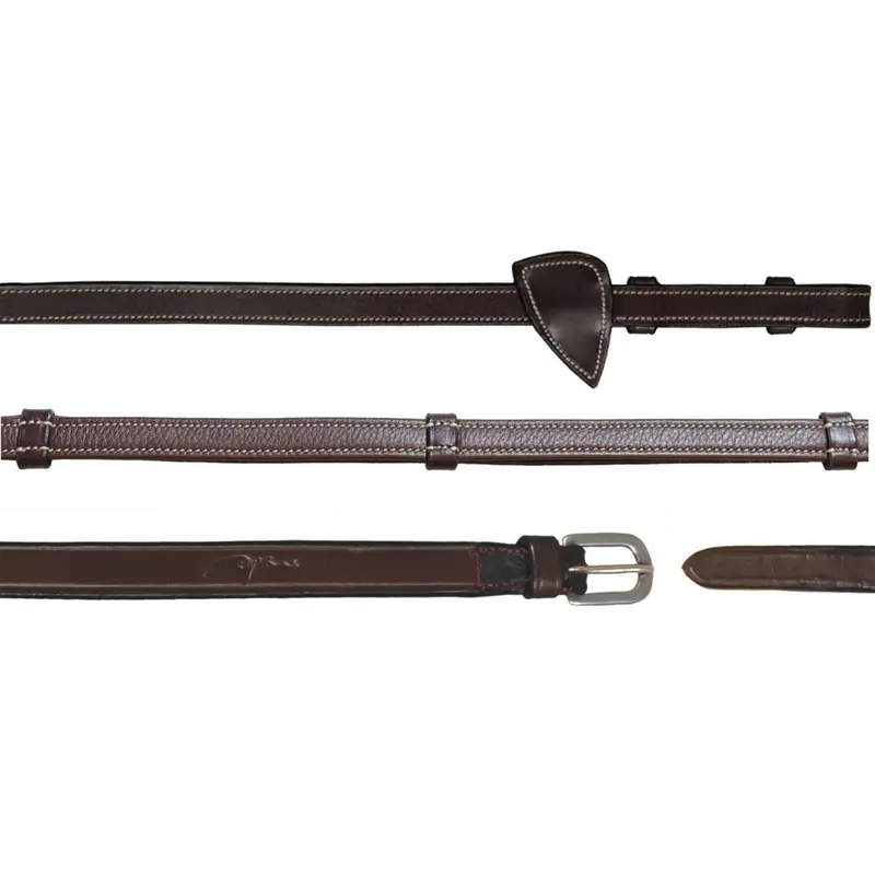 Dyon Leather Working Collection Bandage Set – Brown (1/2"), With Handles 1