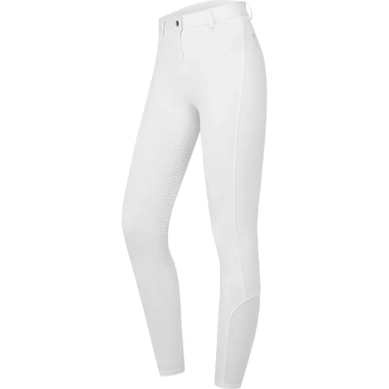 Elt Essential Full-Grip Riding Tights – White 1
