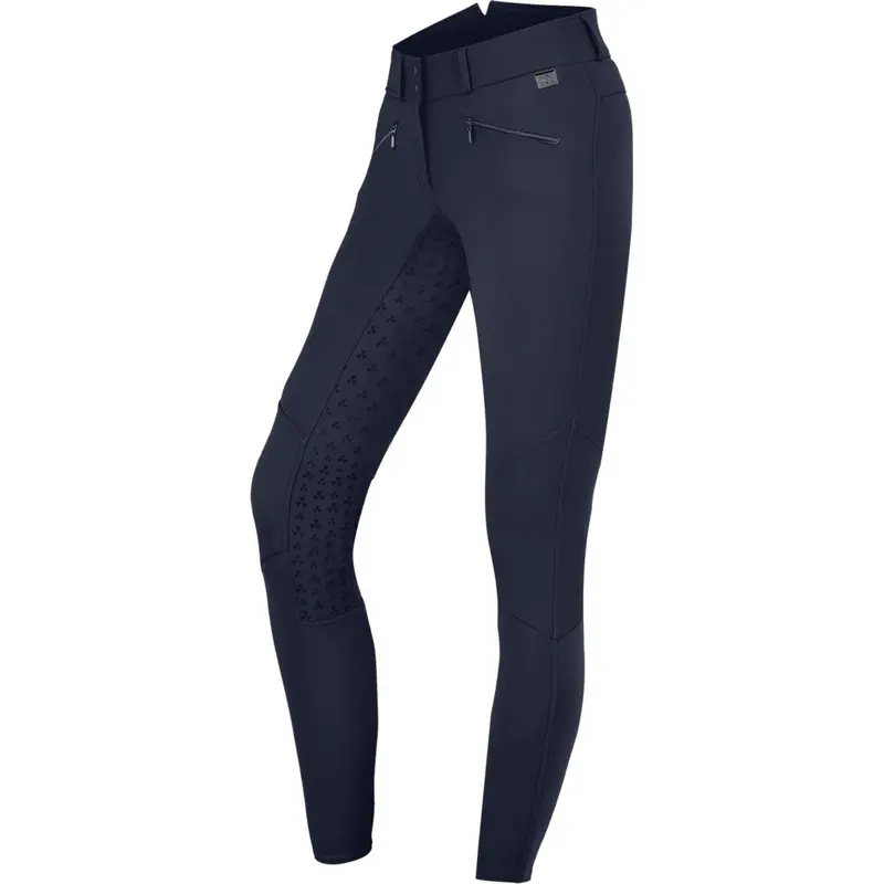 Elt Hella High-Waisted Riding Tights With Silicone Detail – Nightblue 1
