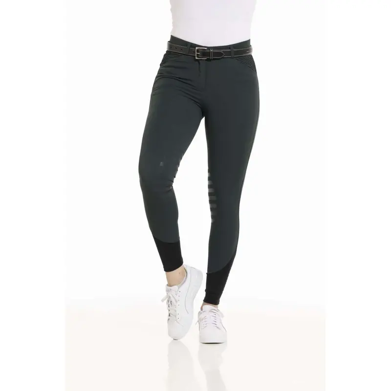 Equithème Josephine Forest Green Riding Trousers 1