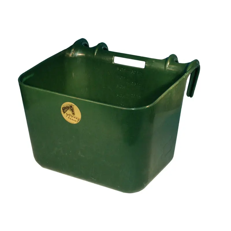 Hanging Plastic Feed Trough With Mounting Bracket 1