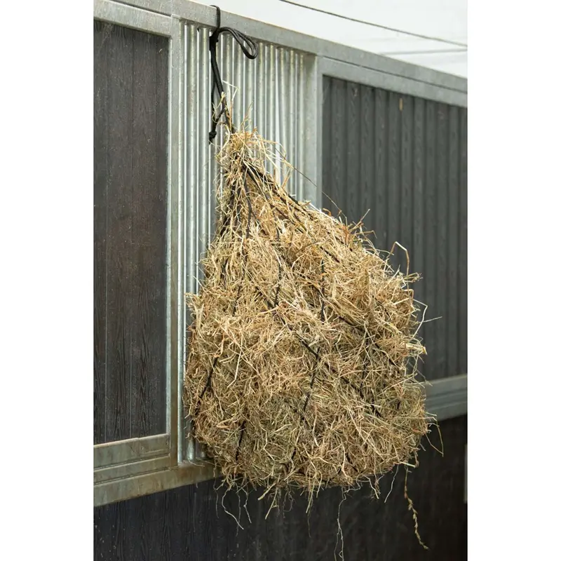 Harry'S Horse Knotless Hay Net – 14 Cm Mesh, Black 1