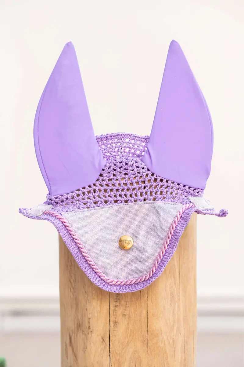 Hb Spring Ear Warmer – Light Purple Knit Headband 1
