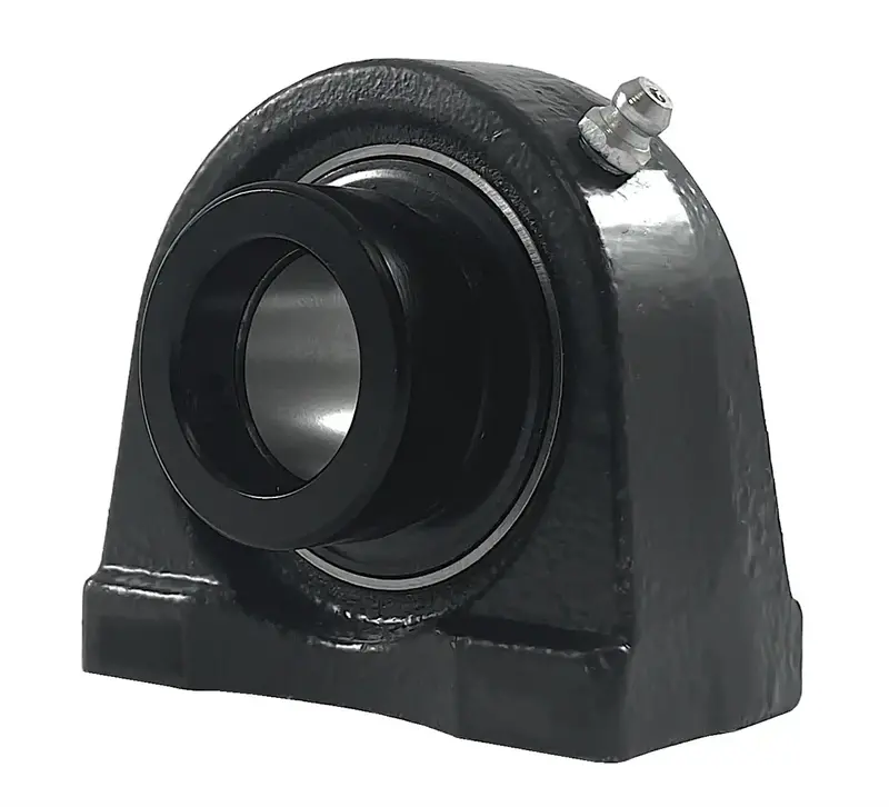 Hctb207-23 1-7/16" Two-Bolt Tapped Base Bearing Housing Assembly 1