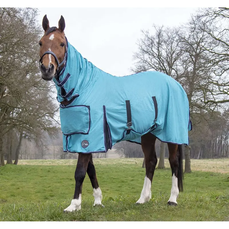 Hkm Lisbon Fly Sheet With Neck – Aqua 1