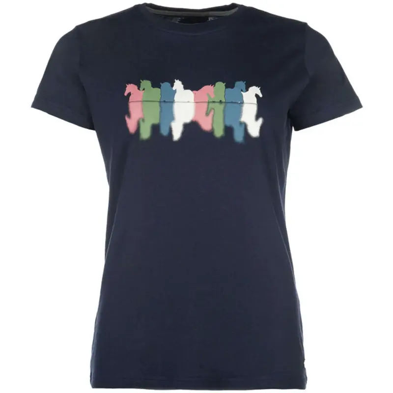 Hkm Mirror T-Shirt In Navy Blue 1