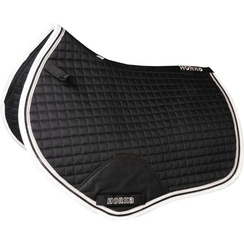 Horka Chic Spring-Style Saddle Pad – Black 1