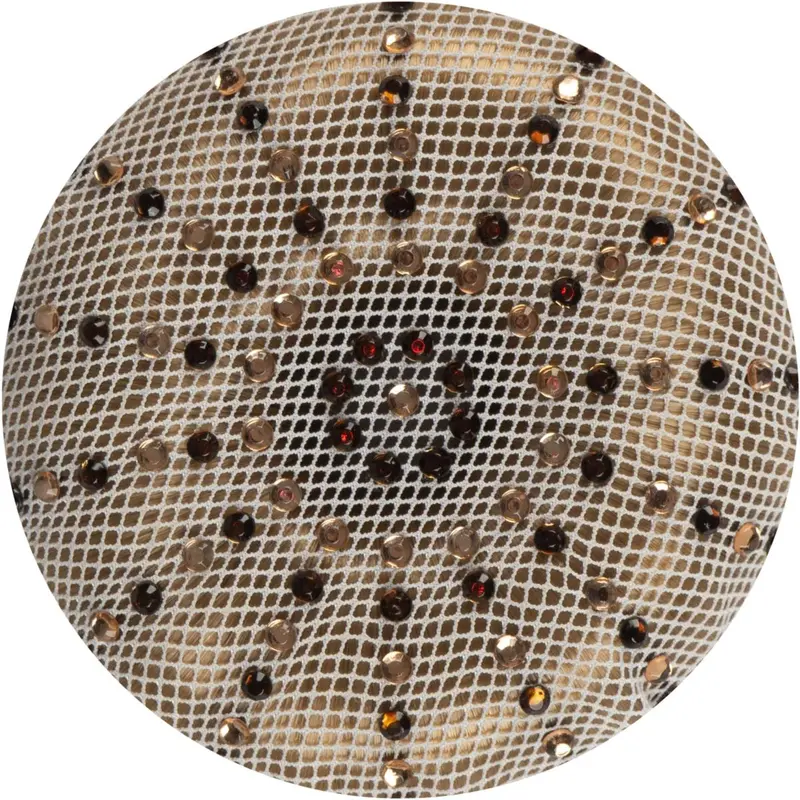 Horka Delicate Hair Net – White/Brown 1