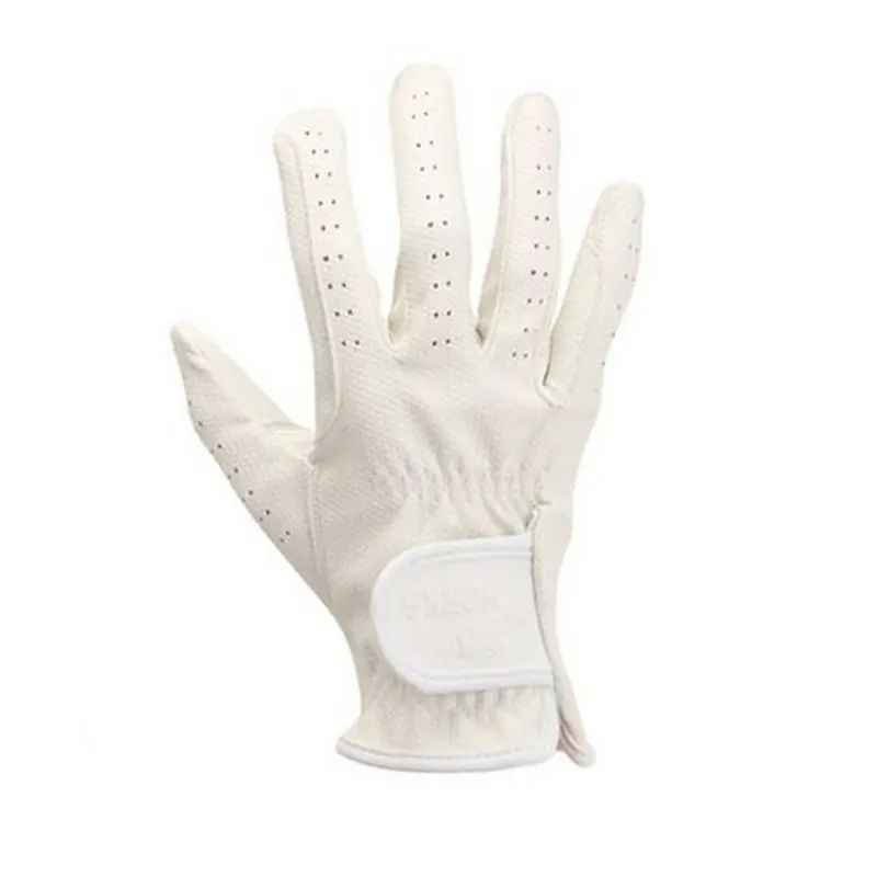 Horka Domy Suede Riding Gloves – White 1