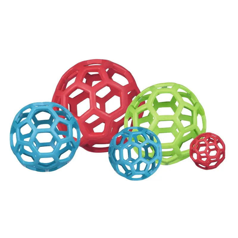 Jw Hol-Ee Roller Jumbo Dog Toy – Assorted Colors Chew & Play Ball 1