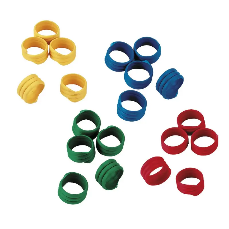 Kerbl Assorted Spiral Poultry Rings – 100-Pack 1