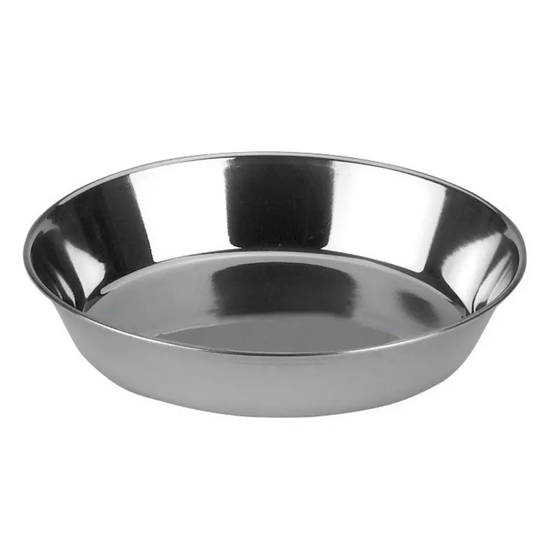Kerbl Low-Profile Stainless Steel Feed & Water Bowl 1