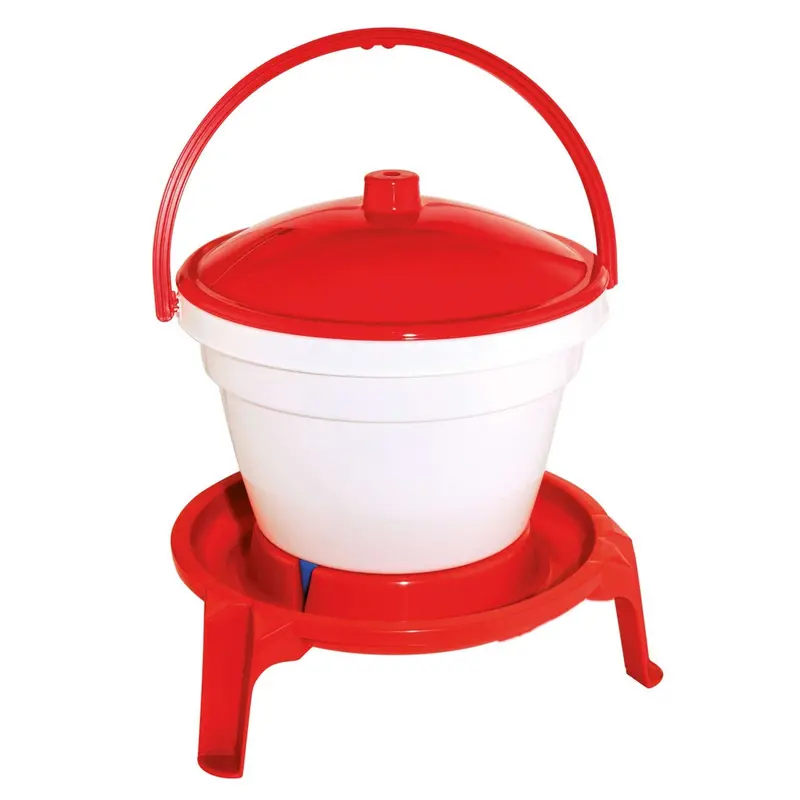 Kerbl Poultry Drinking Bowl With Adjustable Floor Stand 1