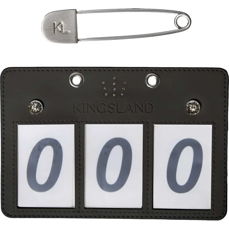 Kingsland Klmaddie 3-Digit Black Number Patches 1