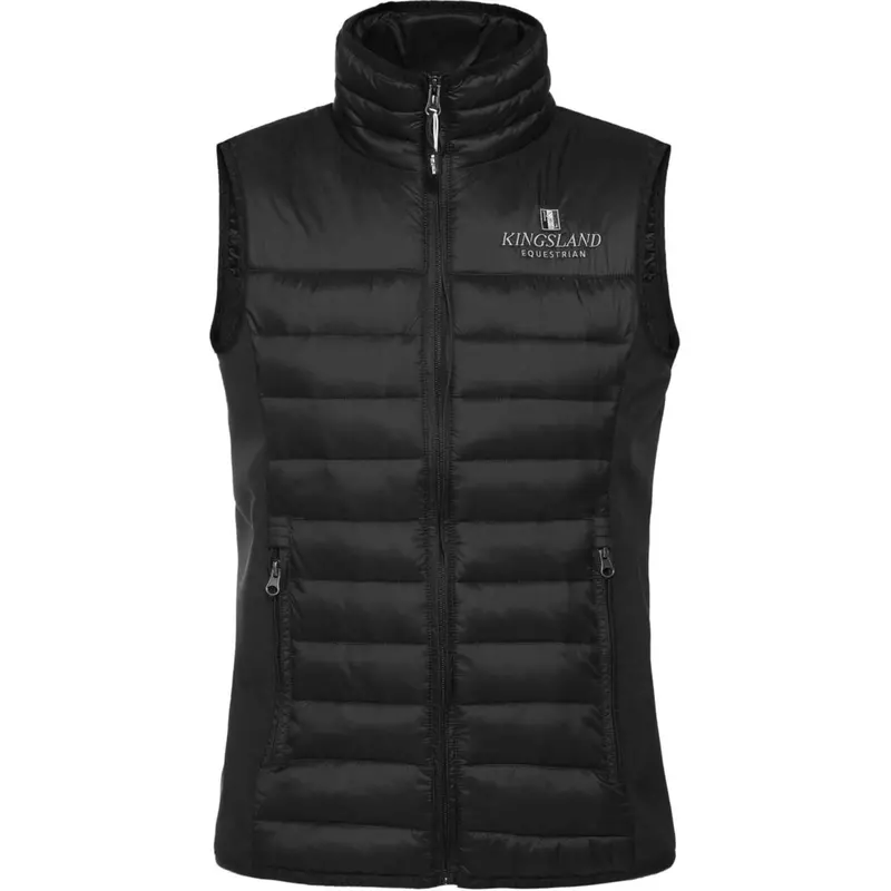 Kingsland Unisex Black Quilted Bodywarmer (No Hood) 1