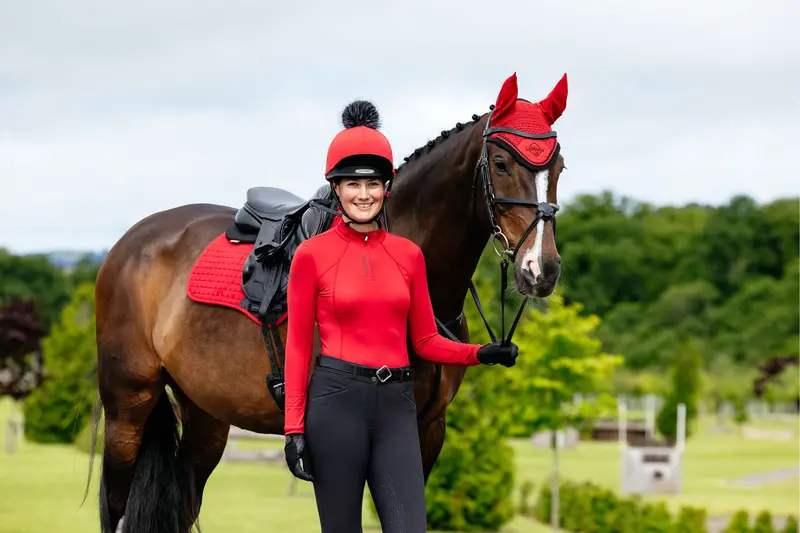 Lemieux Chilli Red Saddle Pad 1