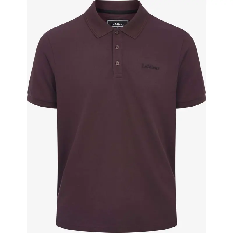 Lemieux Classic Men'S Polo Shirt In Damson 1
