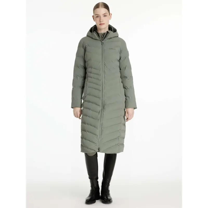 Lemieux Hayley Longline Raincoat – Rosemary Green 1